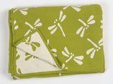 Cotton Dragonfly Throw