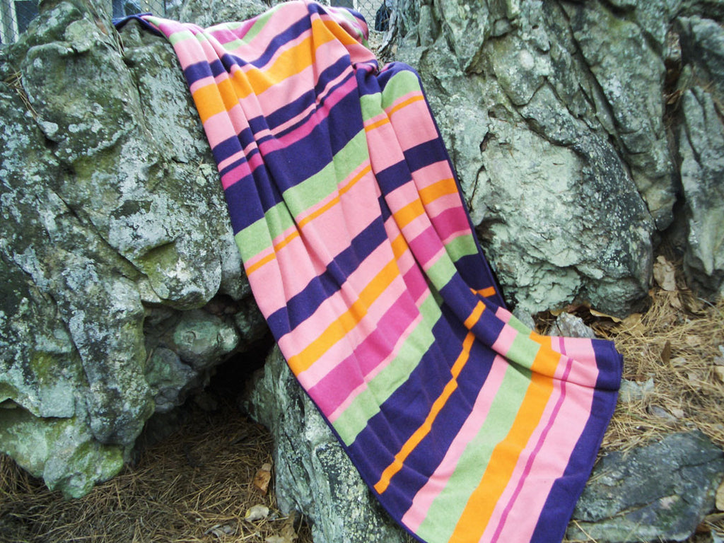 Cashmere Fruit Stripe Throw