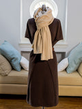 100% Cashmere Longcho /Poncho / Shawl / Open Tunic