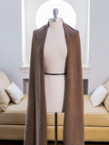 100% Cashmere Longcho /Poncho / Shawl / Open Tunic